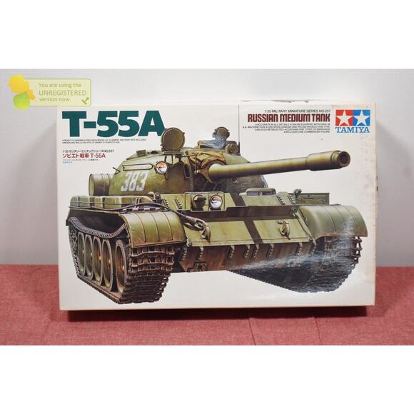 Tamiya Russian Medium Tank T-55A Model 1/35 (Package Wear)#2